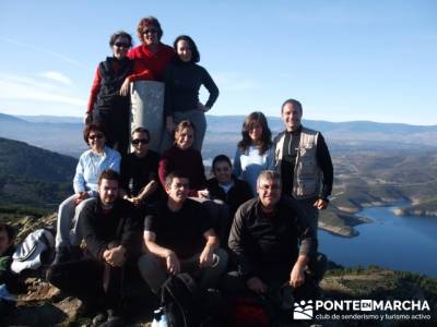 Cancho de la Cabeza - Embalse del Atazar - Senda Genaro GR300 - senderistas; rutas y senderismo madr